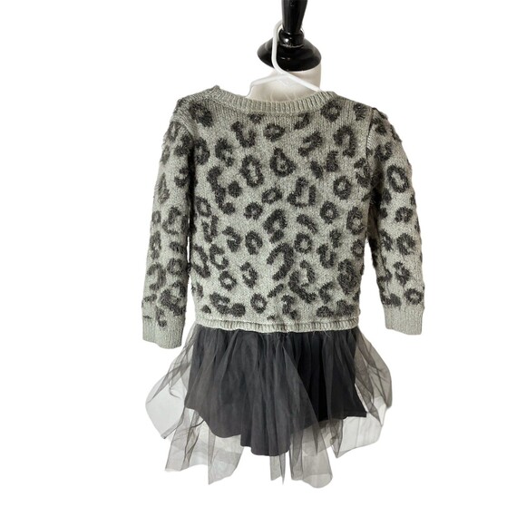 Art Class Leopard Sweater and Tulle Dress 4T - Picture 2 of 3
